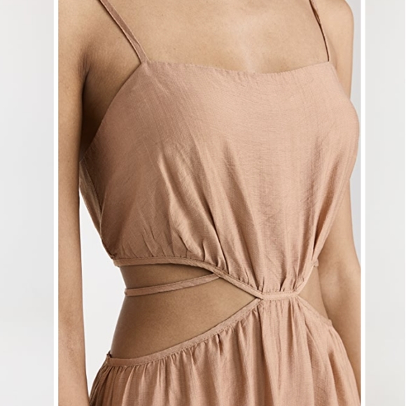 Moon River cut out maxi dress in terracotta Sz. large NWT - Picture 2 of 11